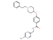 N-[(5-methyl-2-pyrazinyl)methyl]-4-{[1-(2-phenylethyl)-4-piperidinyl]oxy}benzamide