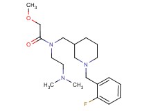 N-[2-(dimethylamino)ethyl]-N-{[1-(2-fluorobenzyl)-3-piperidinyl]methyl}-2-methoxyacetamide