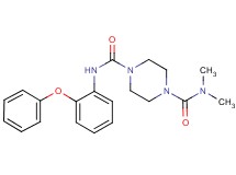 N,N-dimethyl-N'-(2-phenoxyphenyl)piperazine-1,4-dicarboxamide