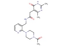 N-{[2-(4-acetylpiperazin-1-yl)pyridin-3-yl]methyl}-2-(2,4-dimethyl-6-oxo-1,6-dihydropyrimidin-5-yl)acetamide