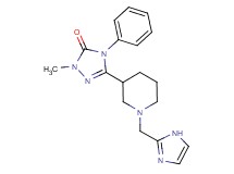5-[1-(1H-imidazol-2-ylmethyl)piperidin-3-yl]-2-methyl-4-phenyl-2,4-dihydro-3H-1,2,4-triazol-3-one