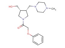 [(3R*,4R*)-4-[(4-methyl-1-piperazinyl)methyl]-1-(phenoxyacetyl)-3-pyrrolidinyl]methanol