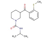 N-isopropyl-3-[2-(methylthio)benzoyl]-1-piperidinecarboxamide