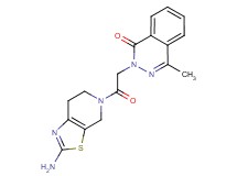 2-[2-(2-amino-6,7-dihydro[1,3]thiazolo[5,4-c]pyridin-5(4H)-yl)-2-oxoethyl]-4-methyl-1(2H)-phthalazinone