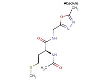 N~2~-acetyl-N~1~-[(5-methyl-1,3,4-oxadiazol-2-yl)methyl]-L-methioninamide