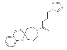 1-[4-(1H-1,2,4-triazol-1-yl)butanoyl]spiro[azepane-4,2'-chromene]