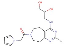 3-{[7-(1H-pyrrol-1-ylacetyl)-6,7,8,9-tetrahydro-5H-pyrimido[4,5-d]azepin-4-yl]amino}propane-1,2-diol