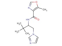 N-[1-(1H-imidazol-1-ylmethyl)-2,2-dimethylpropyl]-5-methyl-1,3-oxazole-4-carboxamide