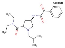 (4R)-N,N-diethyl-1-isobutyl-4-{[oxo(phenyl)acetyl]amino}-L-prolinamide