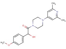 2-[4-(2,6-dimethylpyridin-4-yl)piperazin-1-yl]-1-(4-methoxyphenyl)-2-oxoethanol