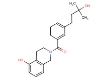 2-[3-(3-hydroxy-3-methylbutyl)benzoyl]-1,2,3,4-tetrahydro-5-isoquinolinol