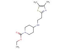 ethyl 4-{[2-(4,5-dimethyl-1,3-thiazol-2-yl)ethyl]amino}piperidine-1-carboxylate