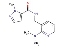 N-{[2-(dimethylamino)-3-pyridinyl]methyl}-1-methyl-1H-pyrazole-5-carboxamide