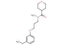 N-[3-(3-ethylphenoxy)propyl]-N-methyltetrahydro-2H-pyran-4-carboxamide