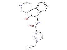 1-ethyl-N-[(2R*,3R*)-2-hydroxy-2,3-dihydrospiro[indene-1,4'-piperidin]-3-yl]-1H-pyrazole-3-carboxamide