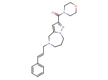 2-(morpholin-4-ylcarbonyl)-5-[(2E)-3-phenylprop-2-en-1-yl]-5,6,7,8-tetrahydro-4H-pyrazolo[1,5-a][1,4]diazepine