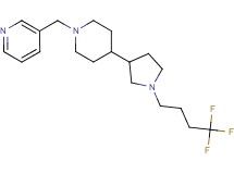 3-({4-[1-(4,4,4-trifluorobutyl)-3-pyrrolidinyl]-1-piperidinyl}methyl)pyridine