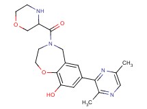7-(3,6-dimethylpyrazin-2-yl)-4-(morpholin-3-ylcarbonyl)-2,3,4,5-tetrahydro-1,4-benzoxazepin-9-ol