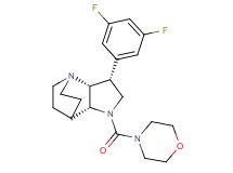 (3R*,3aR*,7aR*)-3-(3,5-difluorophenyl)-1-(morpholin-4-ylcarbonyl)octahydro-4,7-ethanopyrrolo[3,2-b]pyridine