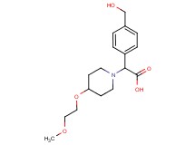 [4-(hydroxymethyl)phenyl][4-(2-methoxyethoxy)piperidin-1-yl]acetic acid