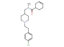 N-({1-[2-(4-chlorophenyl)ethyl]-4-piperidinyl}methyl)-N-methyl-3-cyclohexene-1-carboxamide