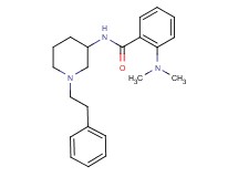 2-(dimethylamino)-N-[1-(2-phenylethyl)-3-piperidinyl]benzamide