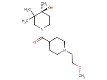 (4S)-1-{[1-(2-methoxyethyl)-4-piperidinyl]carbonyl}-3,3,4-trimethyl-4-piperidinol