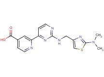 2-[2-({[2-(dimethylamino)-1,3-thiazol-4-yl]methyl}amino)pyrimidin-4-yl]isonicotinic acid