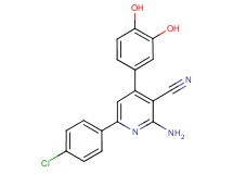 2-amino-6-(4-chlorophenyl)-4-(3,4-dihydroxyphenyl)nicotinonitrile
