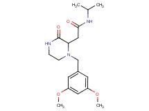 2-[1-(3,5-dimethoxybenzyl)-3-oxo-2-piperazinyl]-N-isopropylacetamide