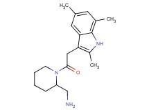 ({1-[(2,5,7-trimethyl-1H-indol-3-yl)acetyl]-2-piperidinyl}methyl)amine hydrochloride