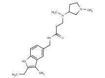 N-[(2-ethyl-3-methyl-1H-indol-5-yl)methyl]-3-[methyl(1-methylpyrrolidin-3-yl)amino]propanamide