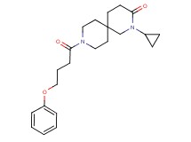 2-cyclopropyl-9-(4-phenoxybutanoyl)-2,9-diazaspiro[5.5]undecan-3-one