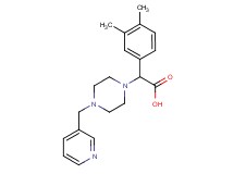 (3,4-dimethylphenyl)[4-(pyridin-3-ylmethyl)piperazin-1-yl]acetic acid