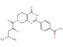 4-[7-(4-methyl-2-oxopentanoyl)-4-oxo-3,4,5,6,7,8-hexahydropyrido[3,4-d]pyrimidin-2-yl]benzamide