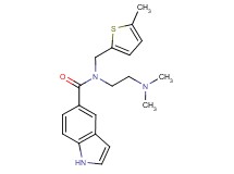 N-[2-(dimethylamino)ethyl]-N-[(5-methyl-2-thienyl)methyl]-1H-indole-5-carboxamide