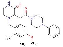 4-(4-methoxy-2,3-dimethylbenzyl)-3-[2-oxo-2-(4-phenyl-1-piperazinyl)ethyl]-2-piperazinone