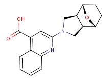 2-[(1R*,2R*,6S*,7S*)-10-oxa-4-azatricyclo[5.2.1.0~2,6~]dec-4-yl]-4-quinolinecarboxylic acid