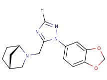 (1S*,4R*)-2-{[1-(1,3-benzodioxol-5-yl)-1H-1,2,4-triazol-5-yl]methyl}-2-azabicyclo[2.2.1]heptane