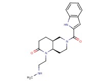 rel-(4aS,8aR)-6-(1H-indol-2-ylcarbonyl)-1-[2-(methylamino)ethyl]octahydro-1,6-naphthyridin-2(1H)-one hydrochloride