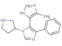 5'-methyl-5-phenyl-3-(3-pyrrolidinyl)-3H,3'H-4,4'-biimidazole dihydrochloride