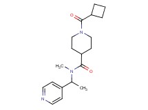 1-(cyclobutylcarbonyl)-N-methyl-N-[1-(4-pyridinyl)ethyl]-4-piperidinecarboxamide