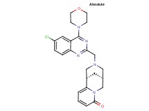 (1S,9S)-11-{[6-chloro-4-(4-morpholinyl)-2-quinazolinyl]methyl}-7,11-diazatricyclo[7.3.1.0~2,7~]trideca-2,4-dien-6-one