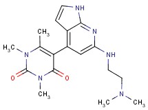 5-(6-{[2-(dimethylamino)ethyl]amino}-1H-pyrrolo[2,3-b]pyridin-4-yl)-1,3,6-trimethylpyrimidine-2,4(1H,3H)-dione