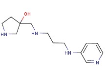 3-({[3-(3-pyridinylamino)propyl]amino}methyl)-3-pyrrolidinol dihydrochloride