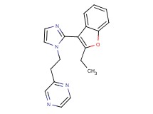 2-{2-[2-(2-ethyl-1-benzofuran-3-yl)-1H-imidazol-1-yl]ethyl}pyrazine