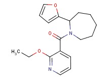 1-[(2-ethoxy-3-pyridinyl)carbonyl]-2-(2-furyl)azepane