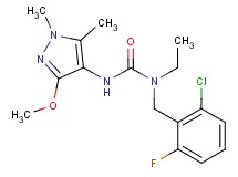 N-(2-chloro-6-fluorobenzyl)-N-ethyl-N'-(3-methoxy-1,5-dimethyl-1H-pyrazol-4-yl)urea