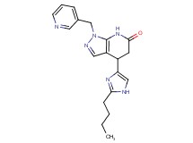 4-(2-butyl-1H-imidazol-4-yl)-1-(pyridin-3-ylmethyl)-1,4,5,7-tetrahydro-6H-pyrazolo[3,4-b]pyridin-6-one