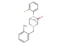 (1S*,4S*)-2-(2-fluorophenyl)-5-(2-methylbenzyl)-2,5-diazabicyclo[2.2.1]heptan-3-one